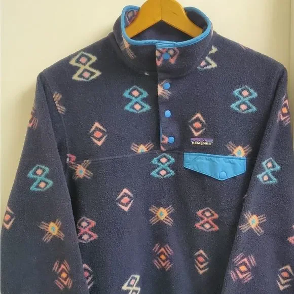 Rare patagonia synchilla fleece pullover size M - Picture 2 of 6